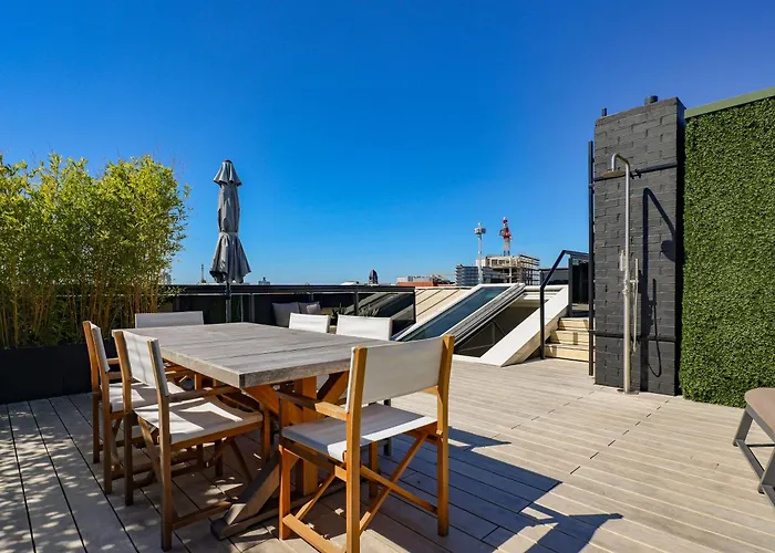 Am Kudamm Mit Dachterrasse, Pool Und Sauna Берлин