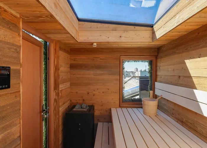 公寓 Am Kudamm Mit Dachterrasse, Pool Und Sauna 柏林